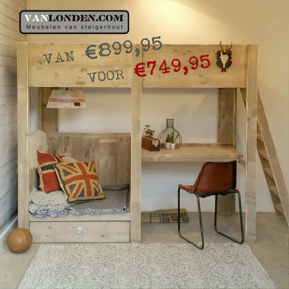 Steigerhouten bedden