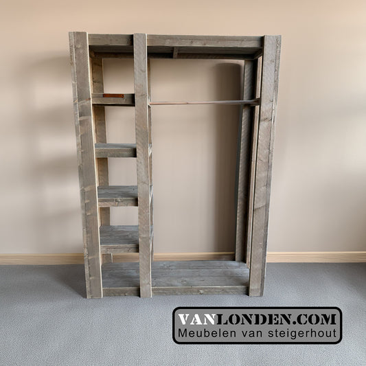 Open kast van steigerhout Elian