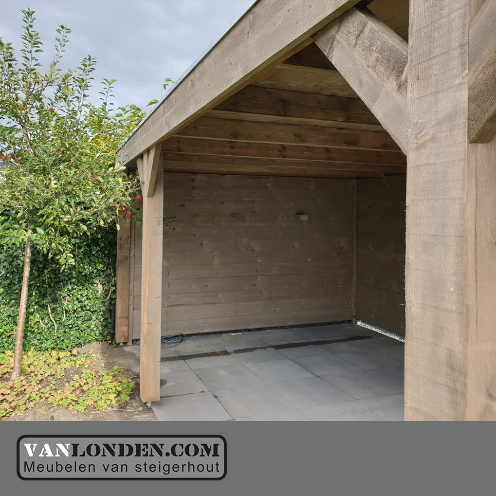 Steigerhout overkapping Roy