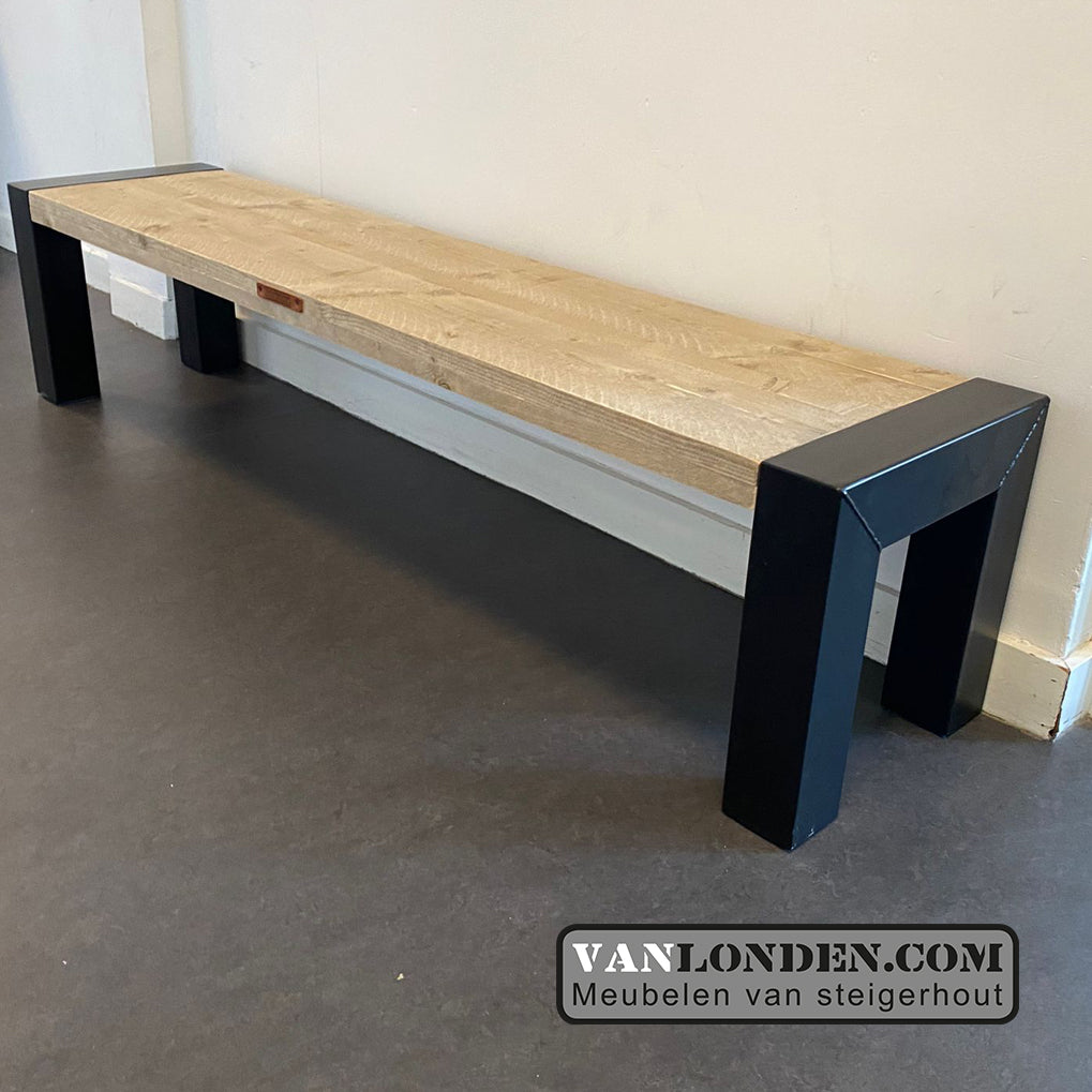 Steigerhouten bankje -side table Saar