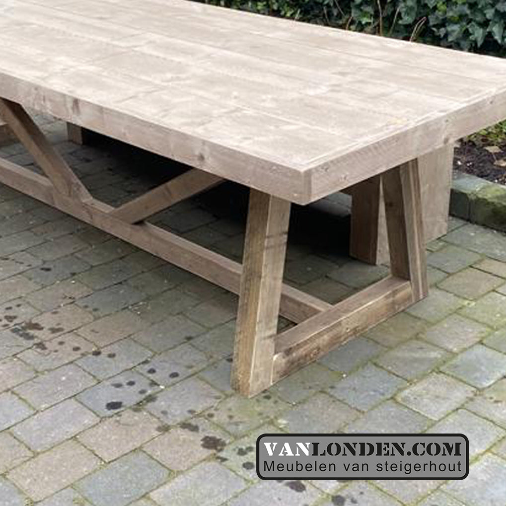 Steigerhouten eettafel Jellie