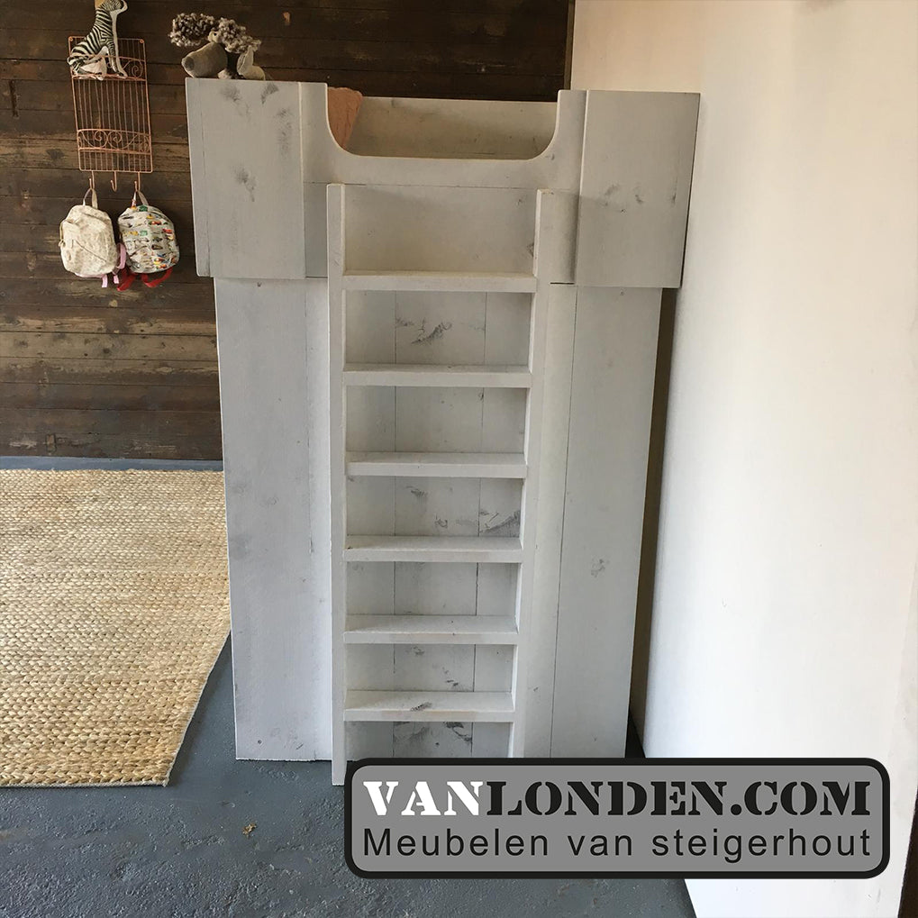 Steigerhouten halfhoogslaper Milou