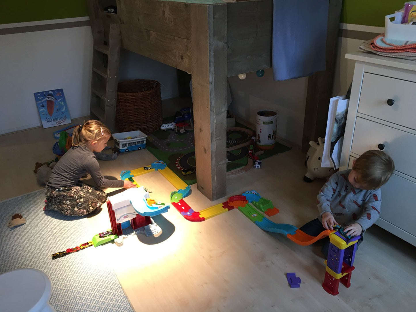 Steigerhouten halfhoogslaper Vigo