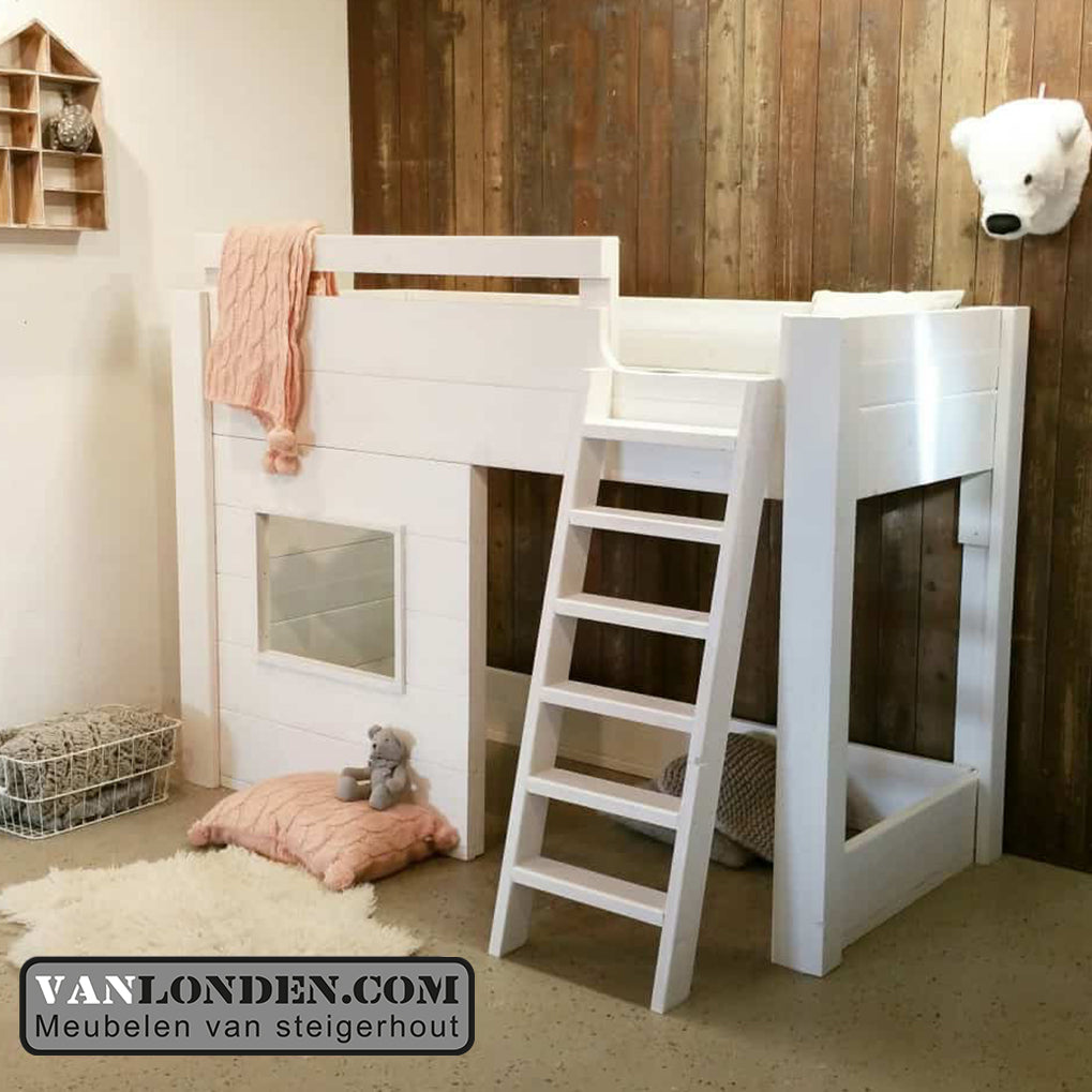 Steigerhouten hoogslaper Carolijn