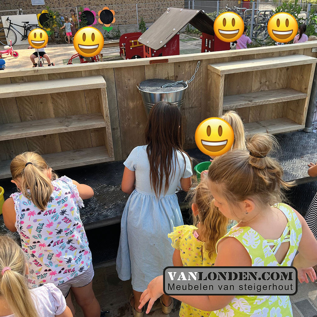 Steigerhouten kinder buitenkeuken Dex