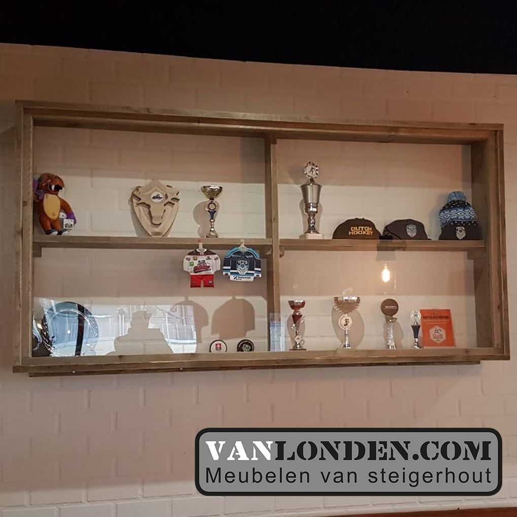 Steigerhouten trofeeënkast Optis