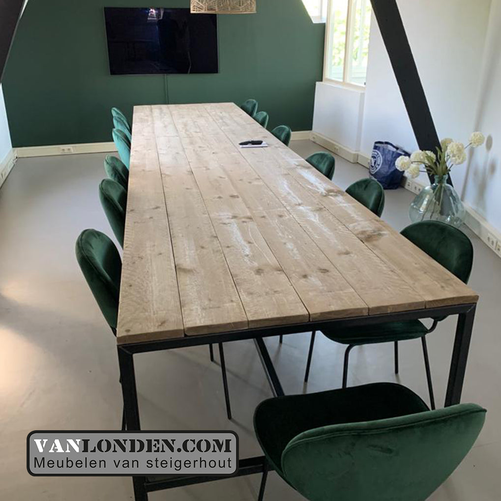 Steigerhouten vergadertafel Irmgard