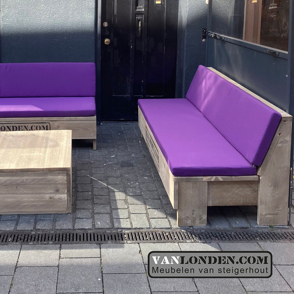 Steigerhouten zitbank Ashley