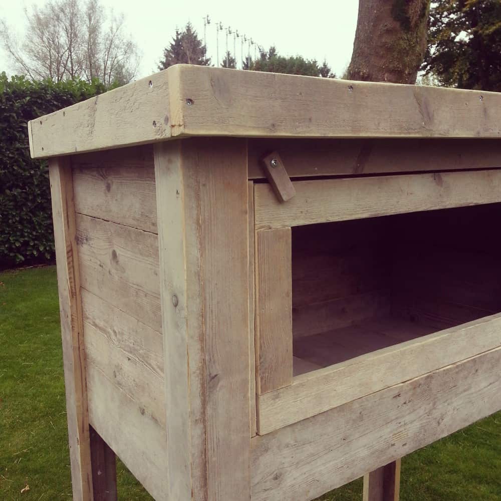 Steigerhouten baby buitenslaper Lola