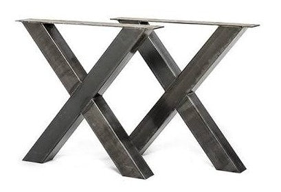 Tafel onderstel stalen kruis X Marlon
