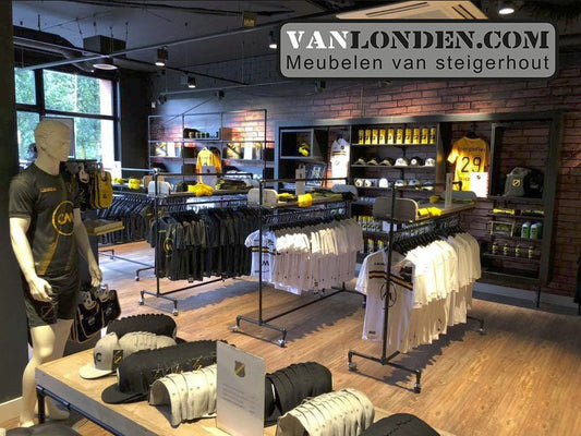 Inrichting interieur NAC Fanshop