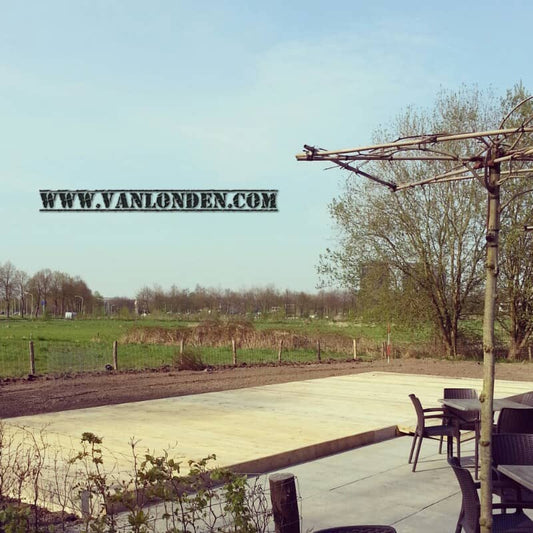 Steigerhouten vlonder