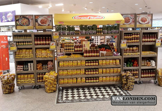 Trolley’s en display kasten