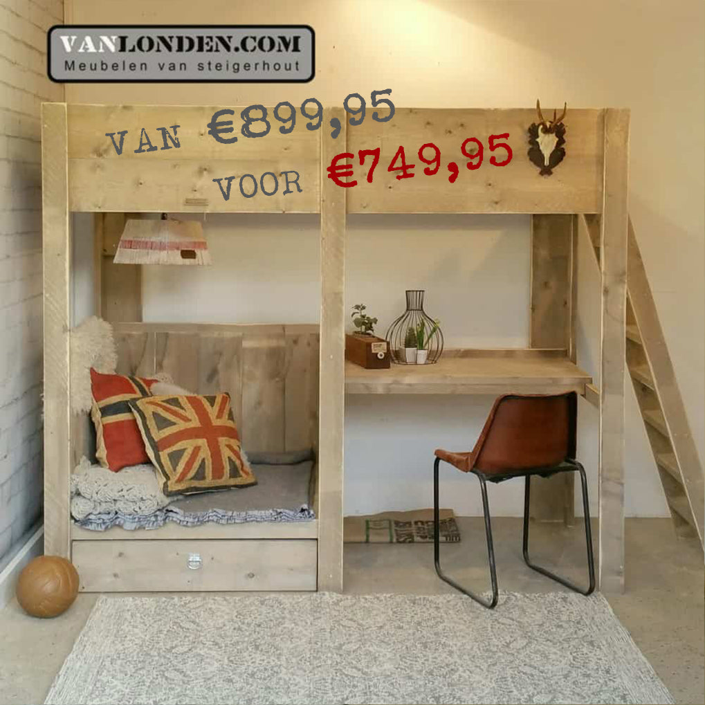 Steigerhouten bedden