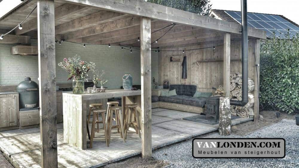 Overkapping Steigerhout