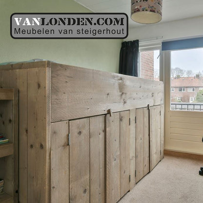 Steigerhouten hoogslaper Florine