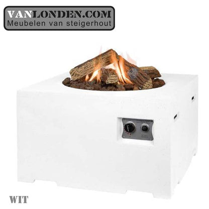 Happy Cocooning vuurtafel vierkant