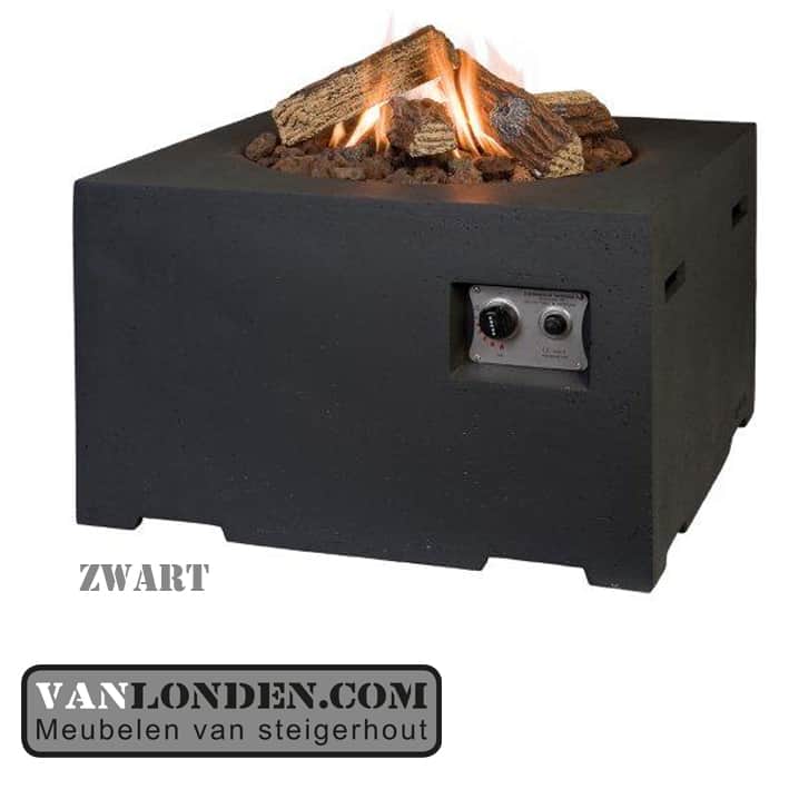 Happy Cocooning vuurtafel vierkant