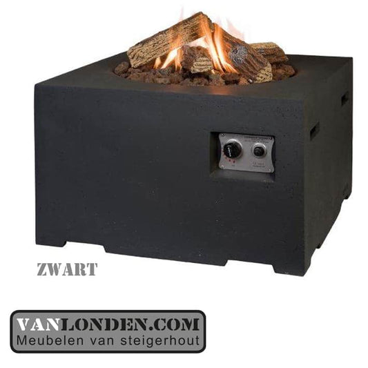 Happy Cocooning vuurtafel vierkant