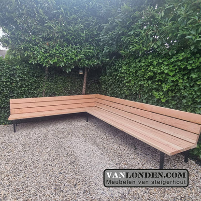 Hoekbank Rolf van Douglas balken