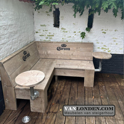 Hoekbank-terrasbank Momo