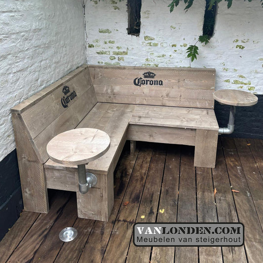 Hoekbank-terrasbank Momo