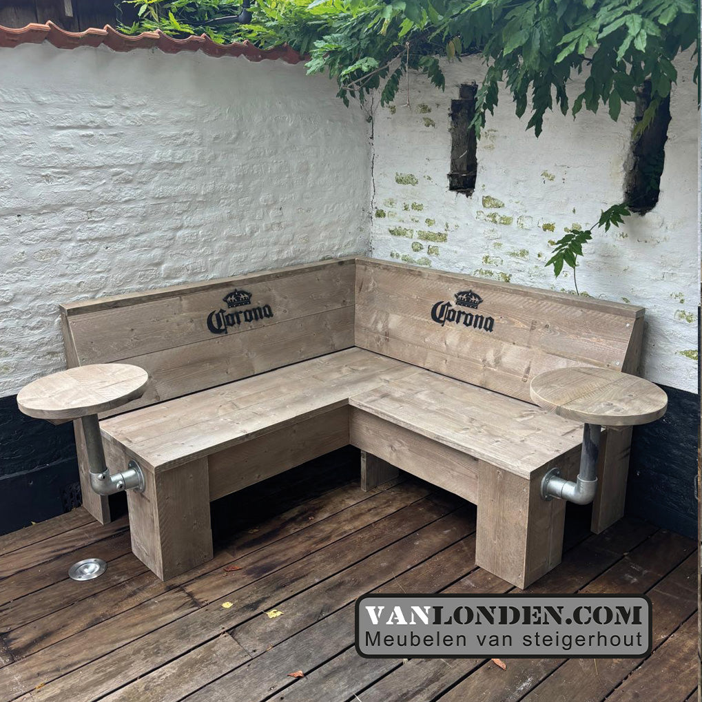 Hoekbank-terrasbank Momo