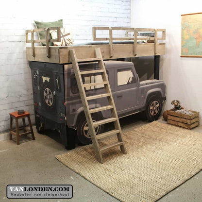 Steigerhouten Landrover bed