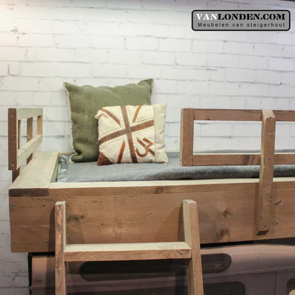 Steigerhouten Landrover bed