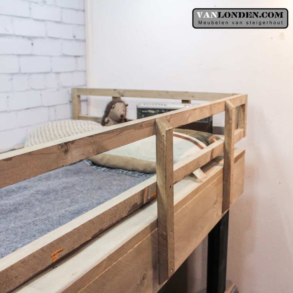 Steigerhouten Landrover bed