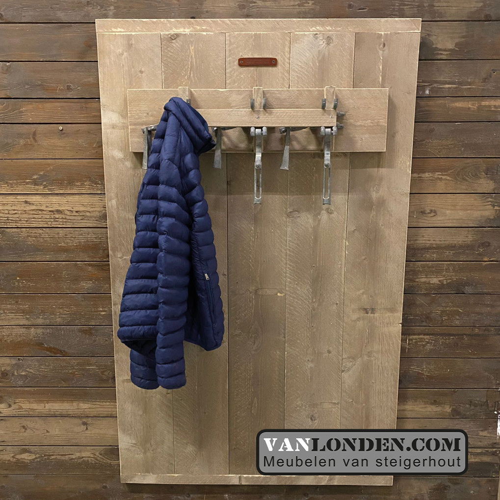 Kapstok van steigerhout Wieneke