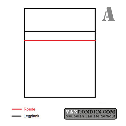 Steigerhouten hoogslaper Youri