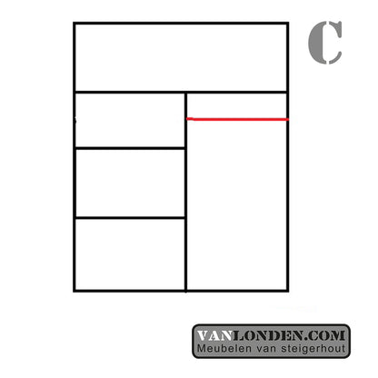 Steigerhouten hoogslaper Youri