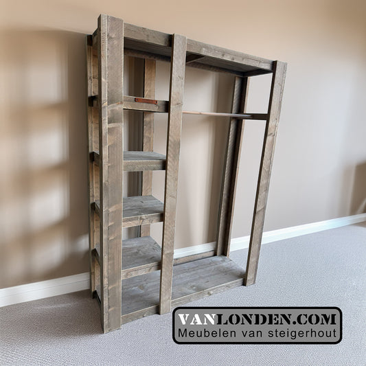 Open kast van steigerhout Elian