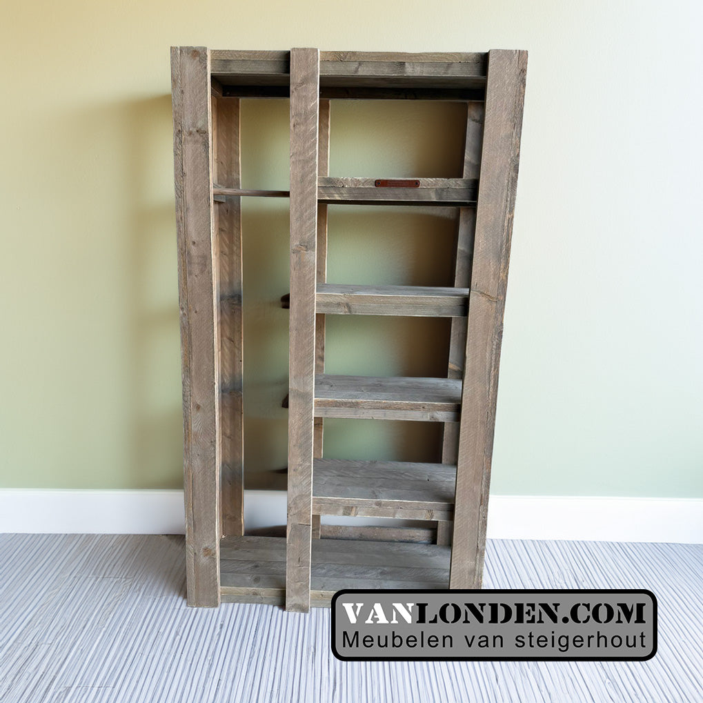 Open kast van steigerhout Ilva