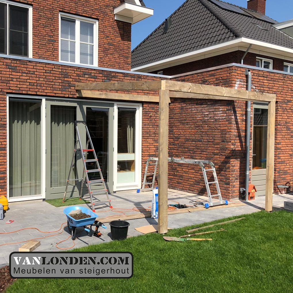 Overkapping Steigerhout Duke