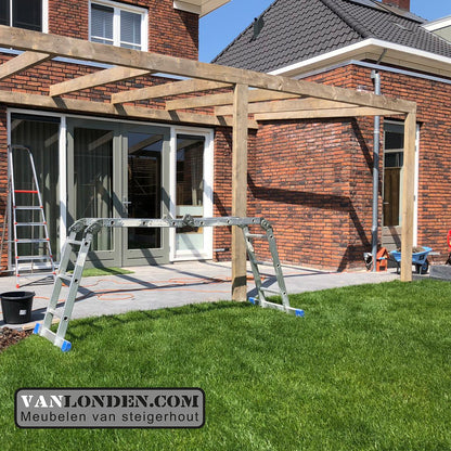 Overkapping Steigerhout Duke