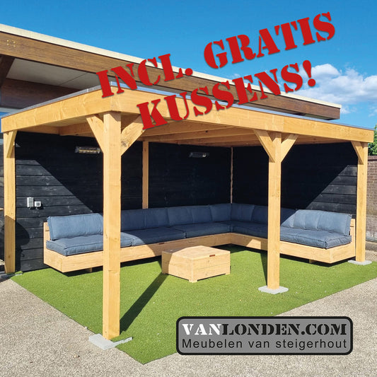 Pallet hoekbank Gina