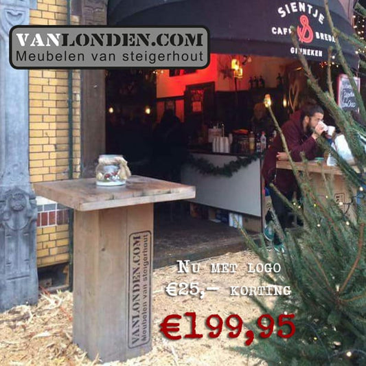 Steigerhouten statafel Arno