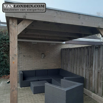 Steigerhout overkapping Adam