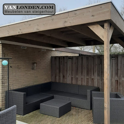 Steigerhout overkapping Adam