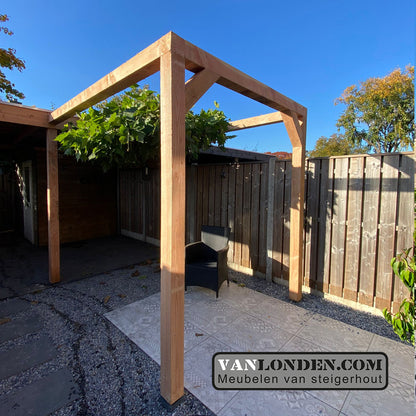 Steigerhout overkapping Jolien