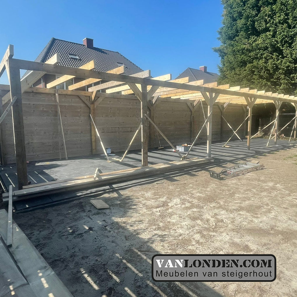 Steigerhout overkapping Manuel