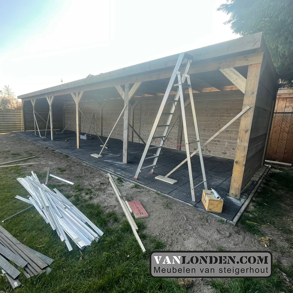 Steigerhout overkapping Manuel