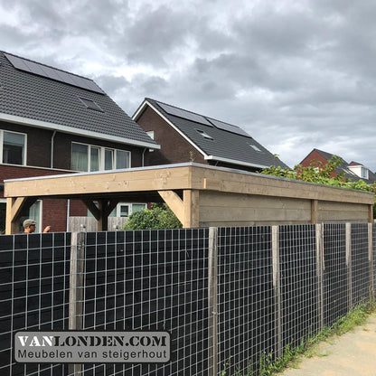 Steigerhout overkapping Roy