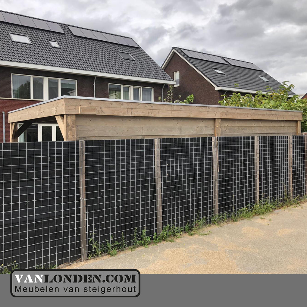 Steigerhout overkapping Roy