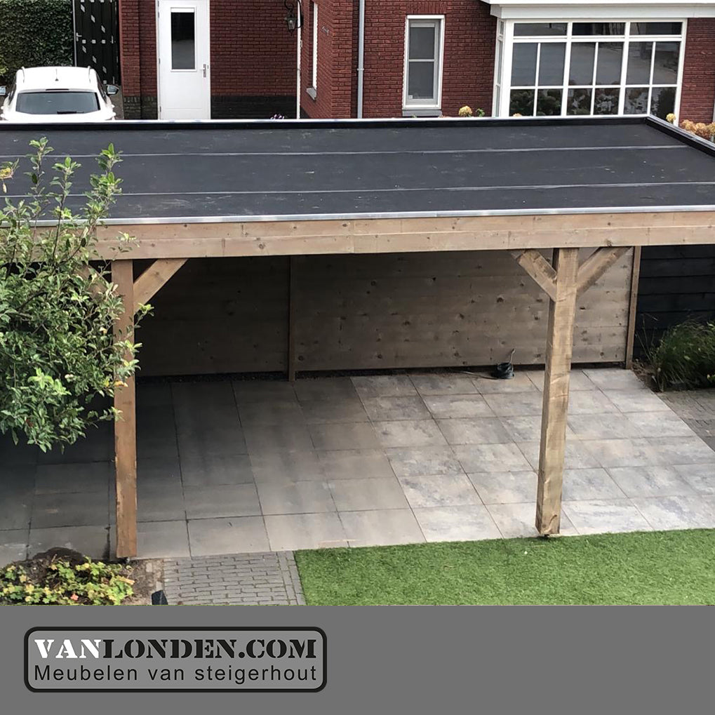 Steigerhout overkapping Roy