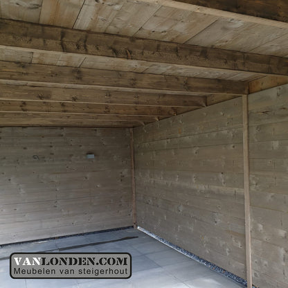 Steigerhout overkapping Roy