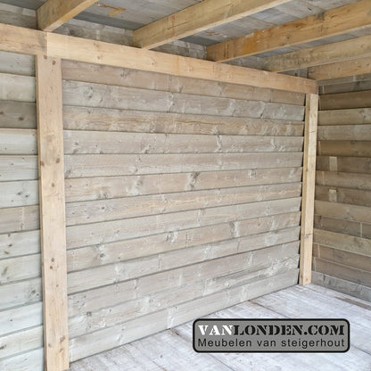 Steigerhout overkapping Sabine