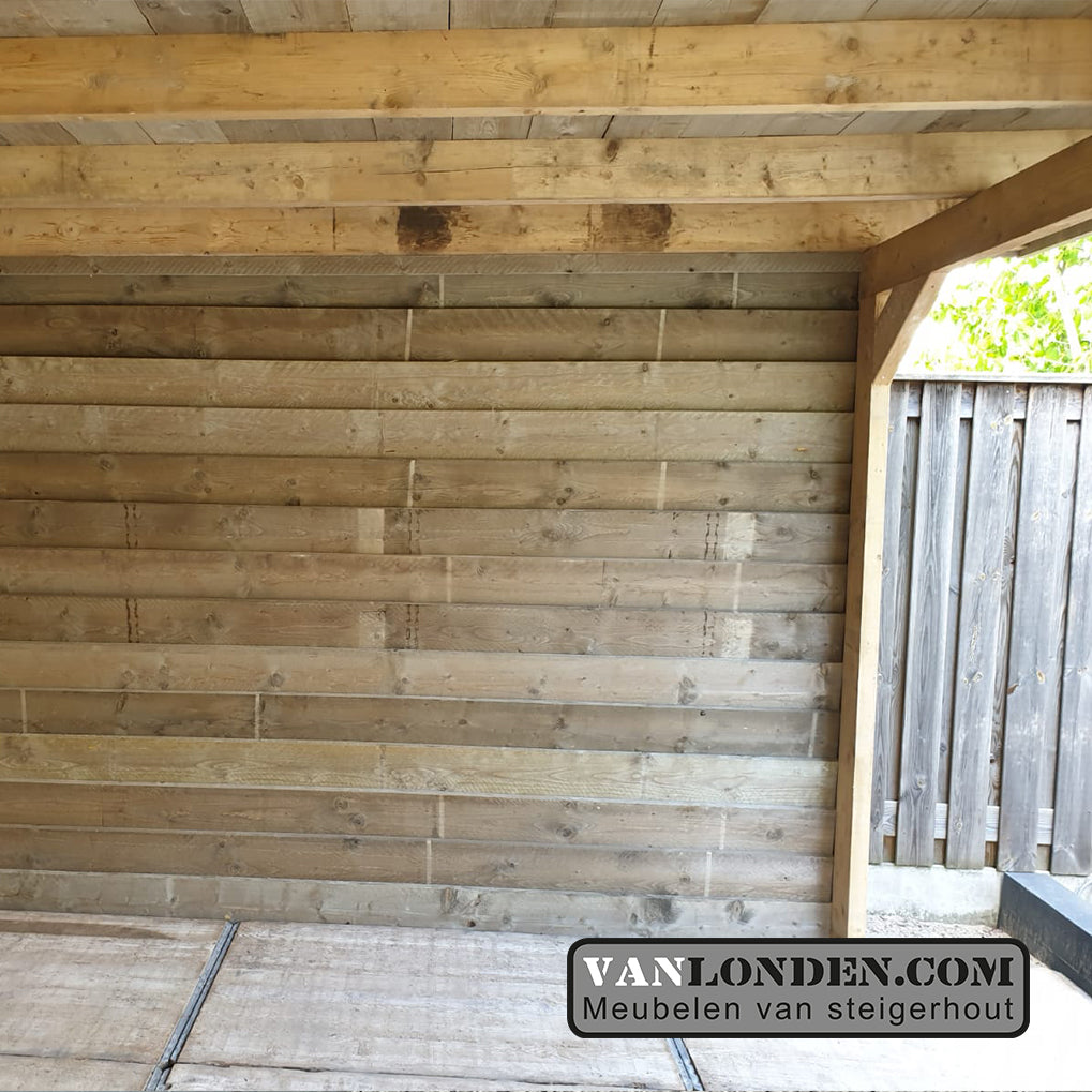 Steigerhout overkapping Sabine